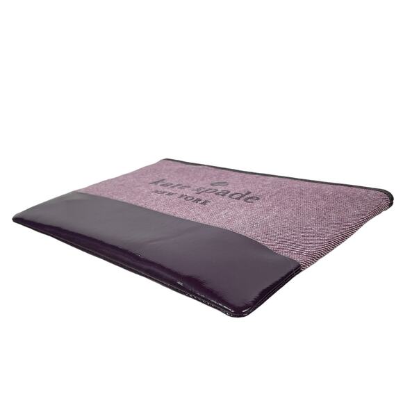 Kate Spade Large Tassel Zip Pouch Clutch Bag Purse Red - Picture 5 of 9